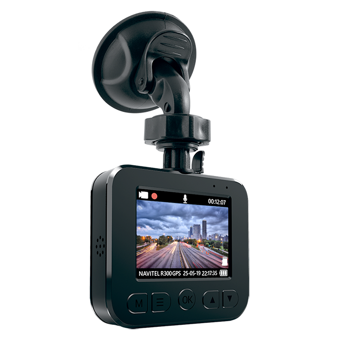 NAVITEL R300 GPS — компактный, GPS, обновляемая база камер, обзор 140°, Full HD