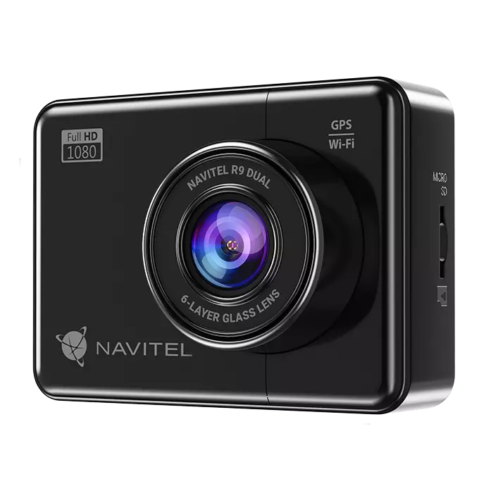 NAVITEL R9 DUAL  — 2 камеры Full HD, GPS, Wi-Fi, обзор 170°